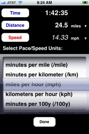Miles Per Hour To Minutes Per Mile Conversion Chart